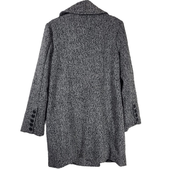 Dakota Tweed Wool Blend Double Breasted Peacoat - Picture 6 of 8